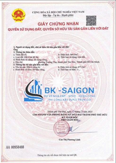 Dịch vụ hoàn công nhà ở quận Gò Vấp