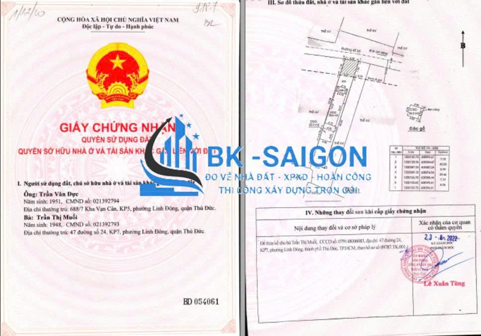 Dịch vụ hoàn công nhà ở quận Gò Vấp