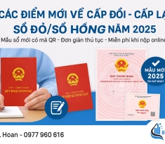 Các Điểm Mới Của Luật Đất đai 2024 Về Cấp Đổi, Cấp Lại Sổ Đỏ/Sổ Hồng [Cập nhật 2025]