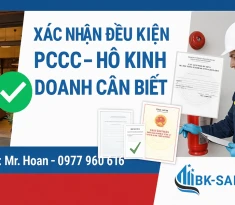 Hướng dẫn thủ tục xin xác nhận đủ điều kiện PCCC cho hộ kinh doanh nhỏ lẻ