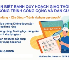 Phân Biệt Ranh Quy Hoạch Giao Thông, Công Trình Công Cộng Và Dân Cư – Hiểu Rõ Để Sử Dụng Đất Đúng Quy Định