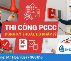 Quy Trình Thi Công Hệ Thống PCCC Đúng Chuẩn – Từ Vật Tư Đến Nghiệm Thu
