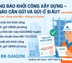 Thông Báo Khởi Công Xây Dựng – Khi Nào Cần Gửi Và Gửi Ở Đâu?