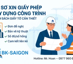 Thủ tục xin giấy phép xây dựng nhanh chóng, hiệu quả