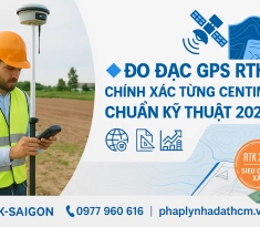 Ứng Dụng GPS RTK Trong Đo Đạc Địa Hình – Chính Xác Từng Centimet