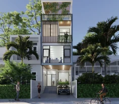 Dự án xin giấy phép cải tạo nhà phố phường Bình Thạnh