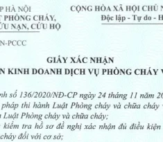 Thủ tục xin giấy phép PCCC cho hộ kinh doanh cá thể ở TPHCM