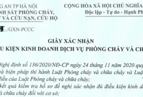Thủ tục xin giấy phép PCCC cho hộ kinh doanh cá thể ở TPHCM