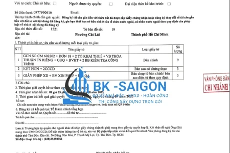 Bản Vẽ Hoàn Công Công Trình Xây Dựng | Bản Đố Số Sài Gòn