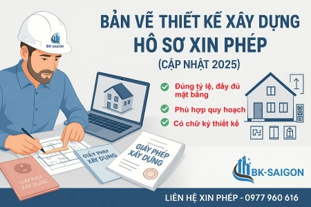 Bản Vẽ Thiết Kế Xây Dựng – Yêu Cầu Và Lưu Ý Khi Nộp Hồ Sơ Xin Phép (Cập Nhật 2025)