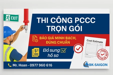 Báo giá thi công trọn gói hệ thống PCCC – Cam kết đúng tiến độ, đúng tiêu chuẩn