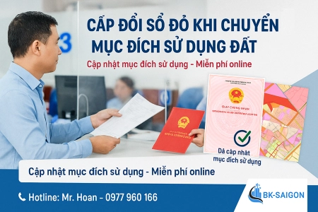 Các Bước Cấp Đổi Sổ Đỏ Khi Có Sự Thay Đổi Mục Đích Sử Dụng Đất [Cập Nhật 2025]