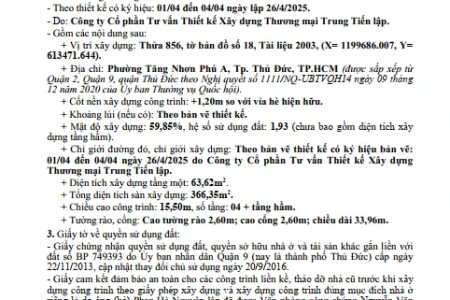 Tư vấn và xin cấp phép xây dựng uy tín tại TPHCM