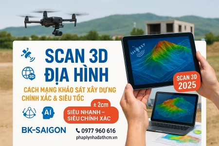 Công Nghệ Scan 3D Địa Hình – Cách Mạng Trong Khảo Sát Xây Dựng