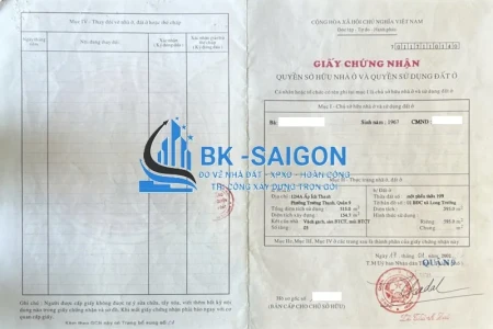Dịch vụ làm lại Sổ đỏ bị mất tại Bản Đồ Số Sài Gòn