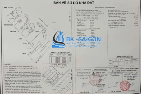 Dịch vụ đo vẽ bản vẽ hiện trạng vị trí nhà đất tại TP. HCM