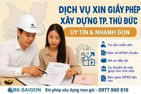 Dịch Vụ Hỗ Trợ Xin Giấy Phép Xây Dựng Tại Thủ Đức – Liên Hệ Ai Uy Tín & Nhanh Gọn?