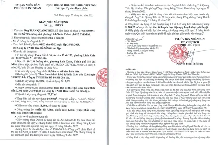 Dịch Vụ Làm Bản Vẽ Xin Phép Xây Dựng Phước Long