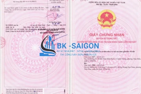 Dịch vụ làm giấy tờ nhà đất trọn gói tại BK-SAIGON