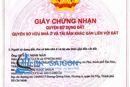Dịch vụ làm sổ đỏ, sổ hồng trọn gói TPHCM