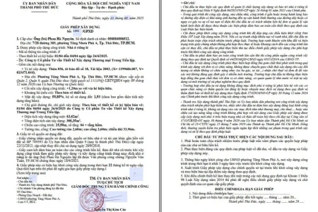 Dịch vụ xin giấy phép xây dựng Huyện Bình Chánh, TP.HCM