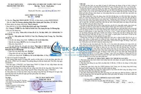 DỊCH VỤ XIN GIẤY PHÉP XÂY DỰNG PHƯỜNG TRƯỜNG THỌ, TP. THỦ ĐỨC