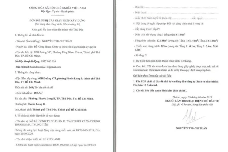 Điều kiện cấp giấy phép xây dựng Tp.HCM và thủ tục cần biết 