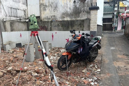 Đo vẽ hoàn công nhà ở phường Bình Đông, Tp. HCM đúng chuẩn