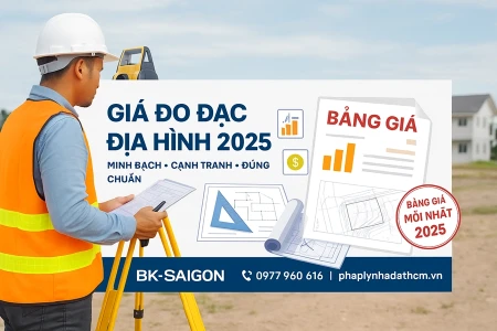 Giá Dịch Vụ Đo Đạc Địa Hình Năm 2025 – Cập Nhật Mới Nhất