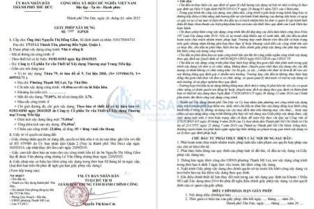 Xin giấy phép xây dựng cần những gì? 