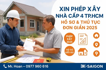 Hồ Sơ Xin Phép Xây Dựng Nhà Cấp 4 Tại TP. Hồ Chí Minh – Đơn Giản & Nhanh Gọn