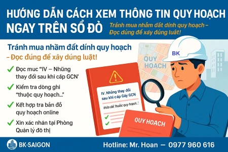 Hướng Dẫn Cách Xem Thông Tin Quy Hoạch Ngay Trên Sổ Đỏ