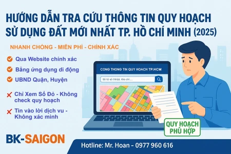 Hướng Dẫn Tra Cứu Thông Tin Quy Hoạch Sử Dụng Đất Mới Nhất Tại TP. Hồ Chí Minh