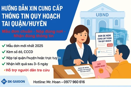 Hướng Dẫn Xin Cung Cấp Thông Tin Quy Hoạch Tại Quận/Huyện – Mẫu Đơn Chuẩn 2025