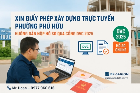  Xin Giấy Phép Xây Dựng Tại Phường Phú Hữu