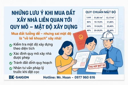 Những Lưu Ý Khi Mua Đất Xây Nhà Liên Quan Tới Quy Mô – Mật Độ Xây Dựng