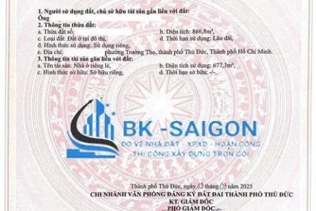 Thủ tục đo đạc cấp lại sổ đỏ Tp. HCM uy tín, tiết kiệm thời gian