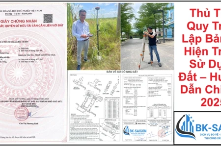 Thủ Tục, Quy Trình Lập Bản Đồ Hiện Trạng Sử Dụng Đất – Hướng Dẫn Chi Tiết 2025
