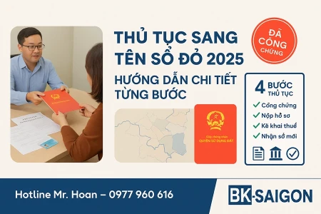 Thủ Tục Sang Tên Sổ Đỏ 2025 – Hướng Dẫn Chi Tiết Từng Bước