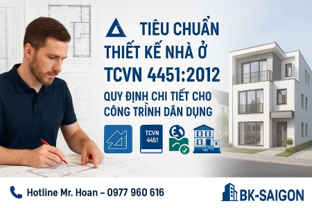 Tiêu Chuẩn Thiết Kế Nhà Ở TCVN 4451:2012 – Quy Định Chi Tiết Cho Công Trình Dân Dụng