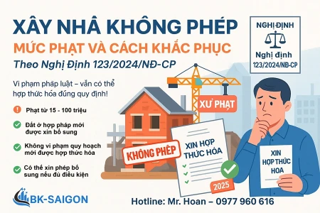 Xây Nhà Không Phép – Mức Phạt Và Cách Khắc Phục Theo Nghị Định 123/2024/NĐ-CP