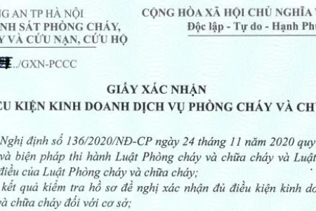 Thủ tục xin giấy phép PCCC cho hộ kinh doanh cá thể ở TPHCM