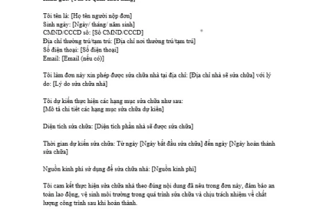 Đội ngũ tư vấn xin giấy phép sửa chữa cải tạo nhà ở