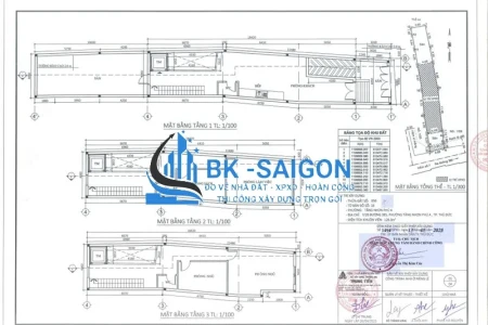 Dự án xin giấy phép xây dựng tầng hầm nhà phố phường Bàn Cờ