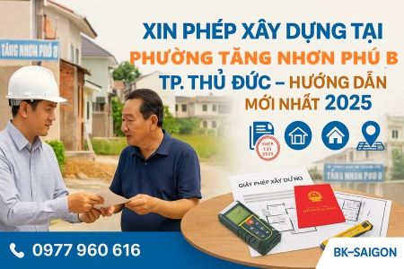 Xin Phép Xây Dựng Tại Phường Tăng Nhơn Phú B, TP. Thủ Đức 