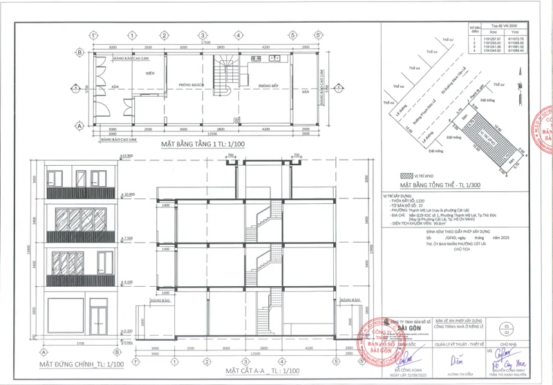 đo đạc cắm mốc ranh phường An Khánh