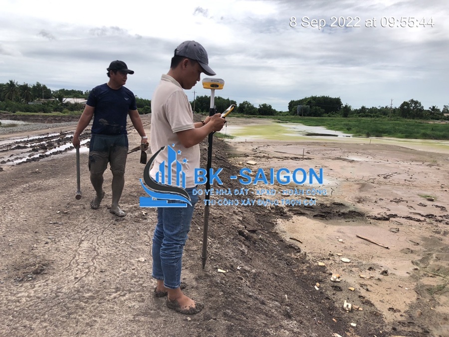 Đo vẽ hiện trạng cắm ranh mốc phường Bình Trưng