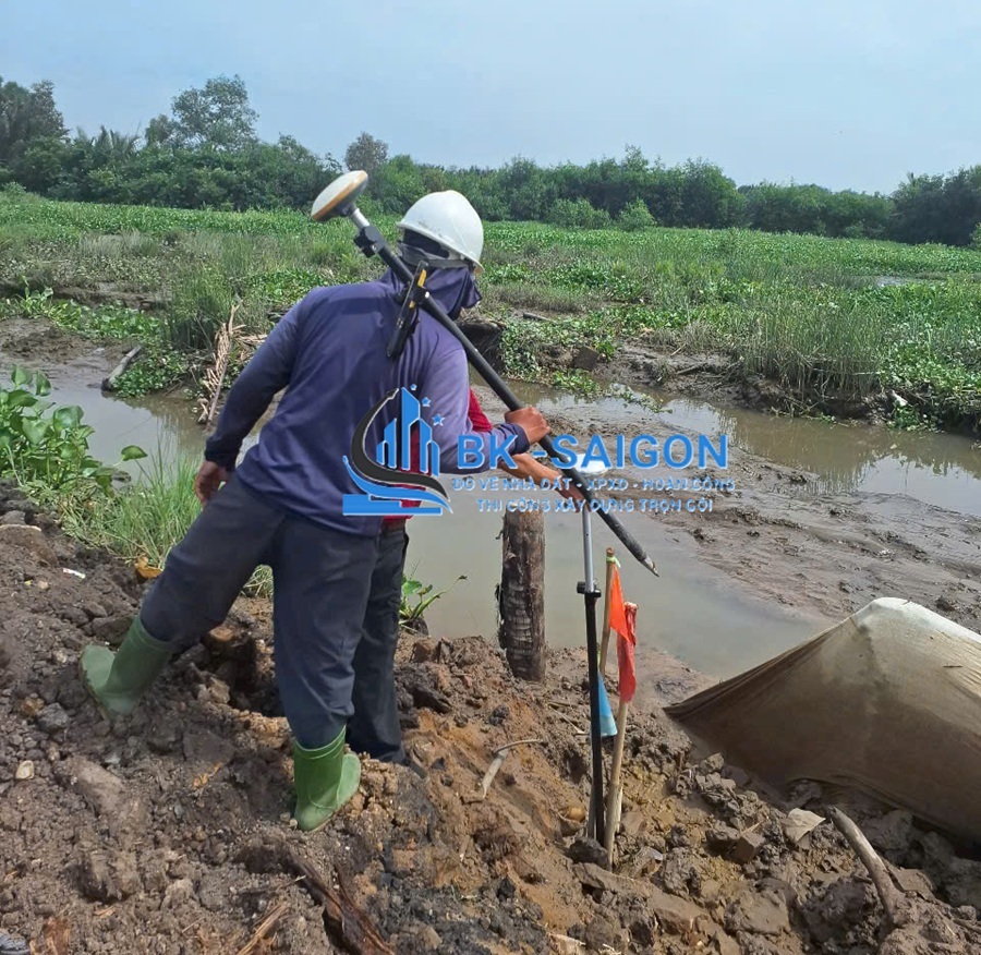 Đo vẽ hiện trạng cắm mốc ranh phường Cát Lái