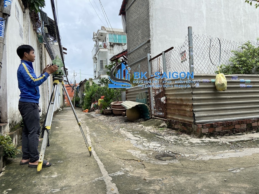 Đo vẽ hiện trạng cắm mốc ranh phường Long Phước