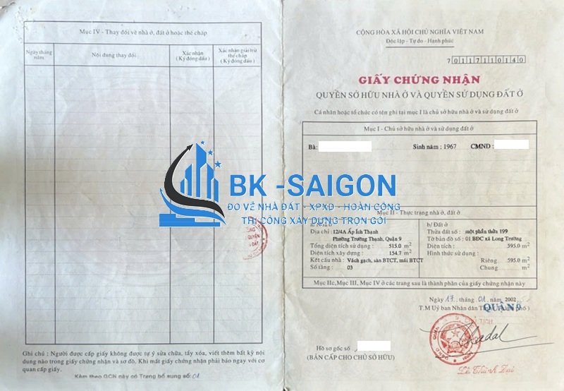 Dịch Vụ Đo Vẽ Cấp Đổi Sổ Phục Vụ Xin Phép Xây Dựng Tại TP.HCM